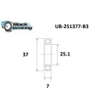 Roulement BLACKBEARING 25.1 x 37 x 7mm B3