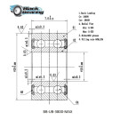 Roulement pivot de cadre VTT BLACKBEARING 10 x 19 x 7mm MAX