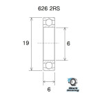 Roulement BLACKBEARING 6 x 19 x 6mm B5