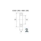 Roulement pivot de cadre VTT BLACKBEARING 12 x 21 x 5mm MAX