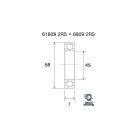 Roulement BLACKBEARING 45 x 58 x 7mm B3