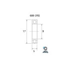 Roulement BLACKBEARING 9 x 17 x 5mm B5