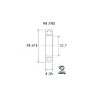 Roulement BLACKBEARING 12.7 x 28.57 x 7.94mm B5