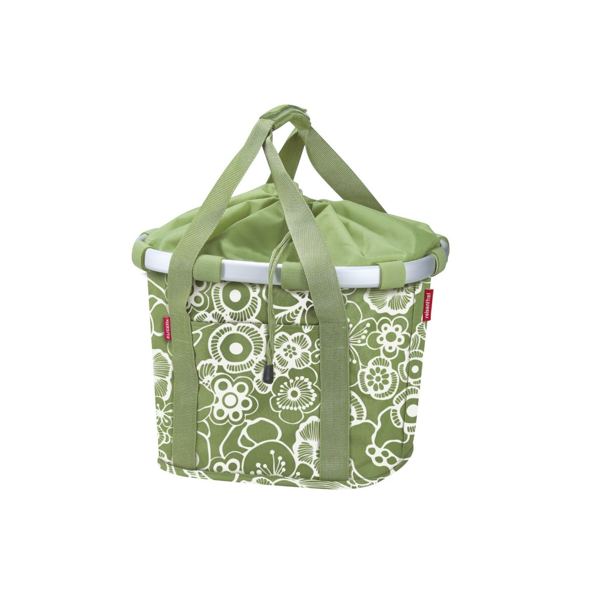 Panier Bikebasket Fleur vert