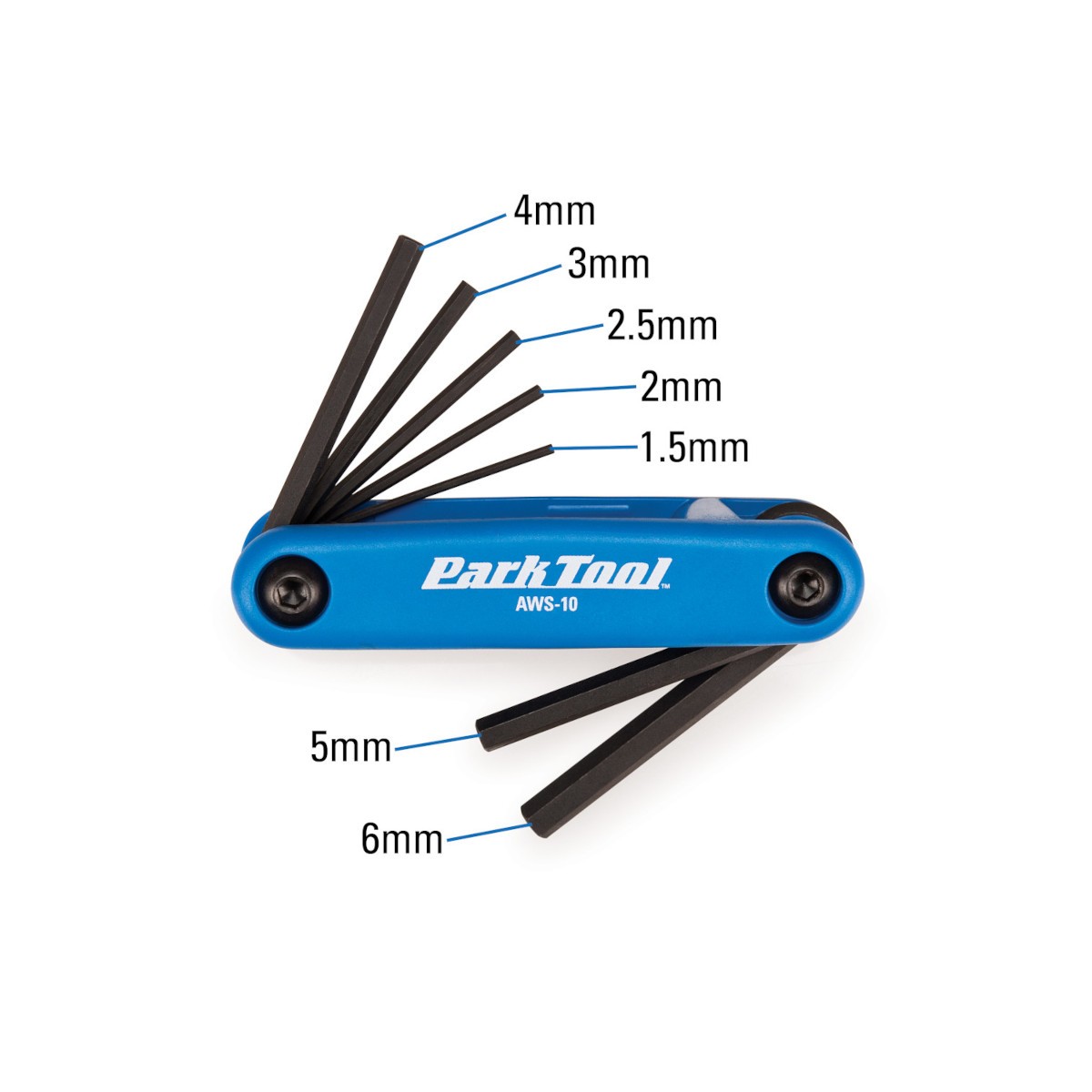 Park Tool Kit clé allen 1,5 à 6mm