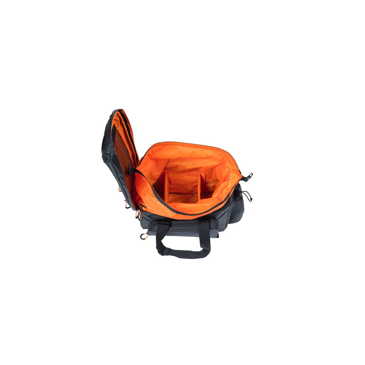 Basil Miles Tarpaulin trunkbag XL Pro MIK, 9-36L, black orange