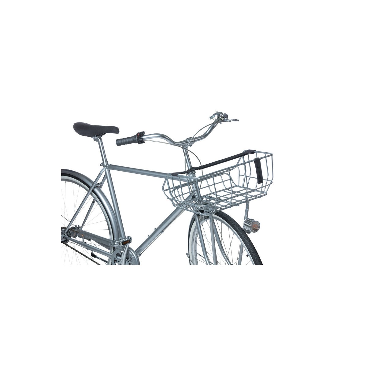 Basil Portland panier vélo avant, 25L, chrome