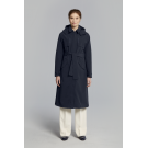 Basil Mosse veste de pluie femmes trench-coat, Bleu nuit XXL