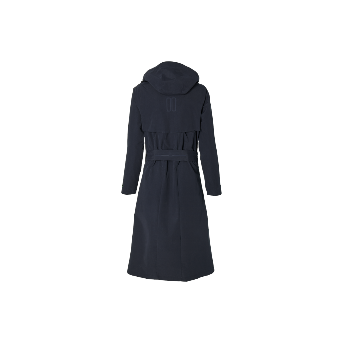 Basil Mosse veste de pluie femmes trench-coat, Bleu nuit