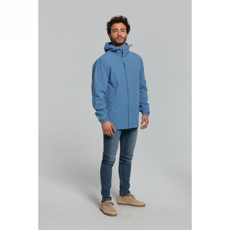 Basil Hoga veste de pluie unisex Bleu horizon XXL