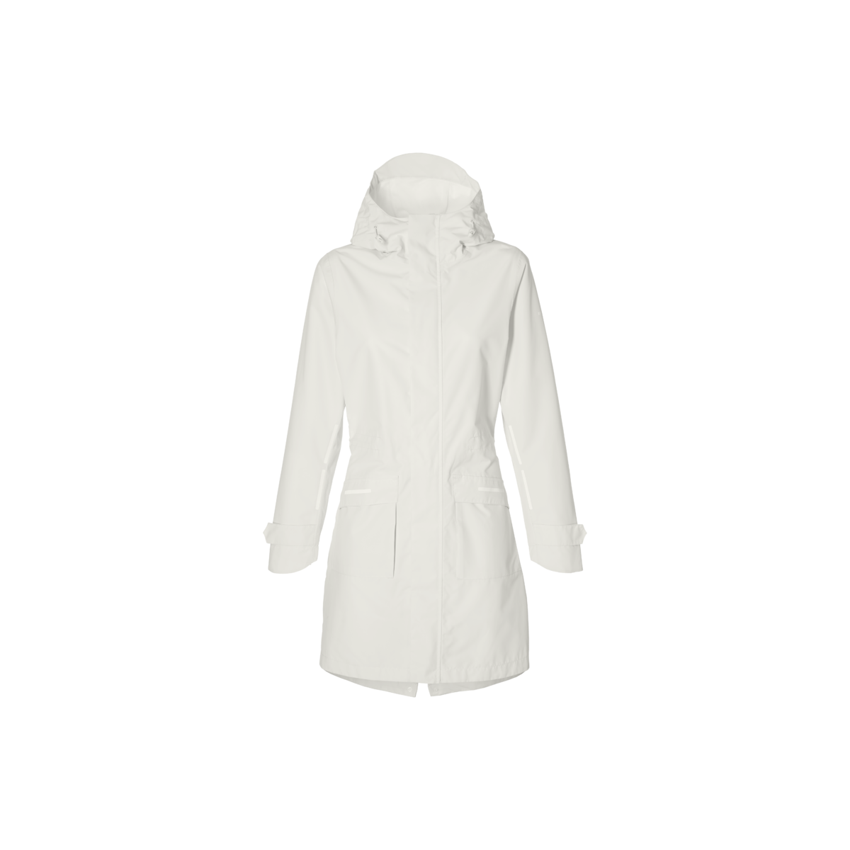 Basil Mosse veste de pluie Parka femmes, blanc