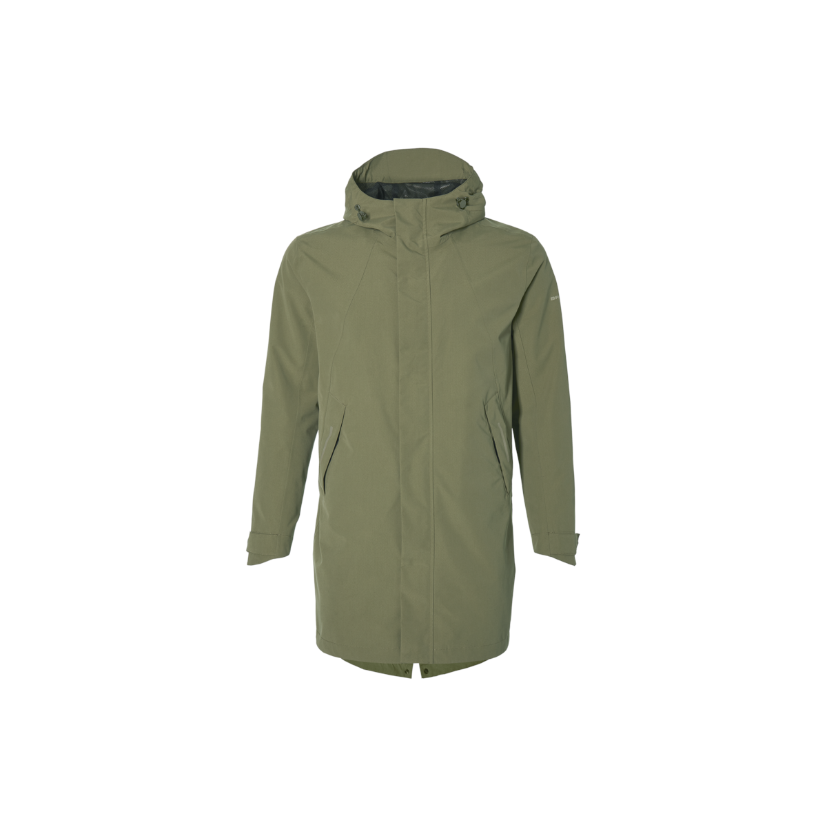 Basil Mosse veste de pluie Parka hommes, Vert olive S