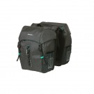 Basil Discovery 365D sacoche double M, 18L, noir mêlée