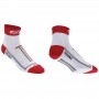 Soquettes "TechnoFoot" XS/S/M/L/XL - Couleur : Blc/Rouge