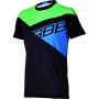 Maillot VTT "Gravity" - Couleur : Noir/Vert/Bleu