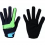 Gant été VTT long LiteZone - Couleur : Noir/Vert/Bleu