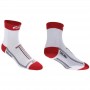 Soquettes "technoFeet" S/M/L/XL - Couleur : Blanc/Rouge